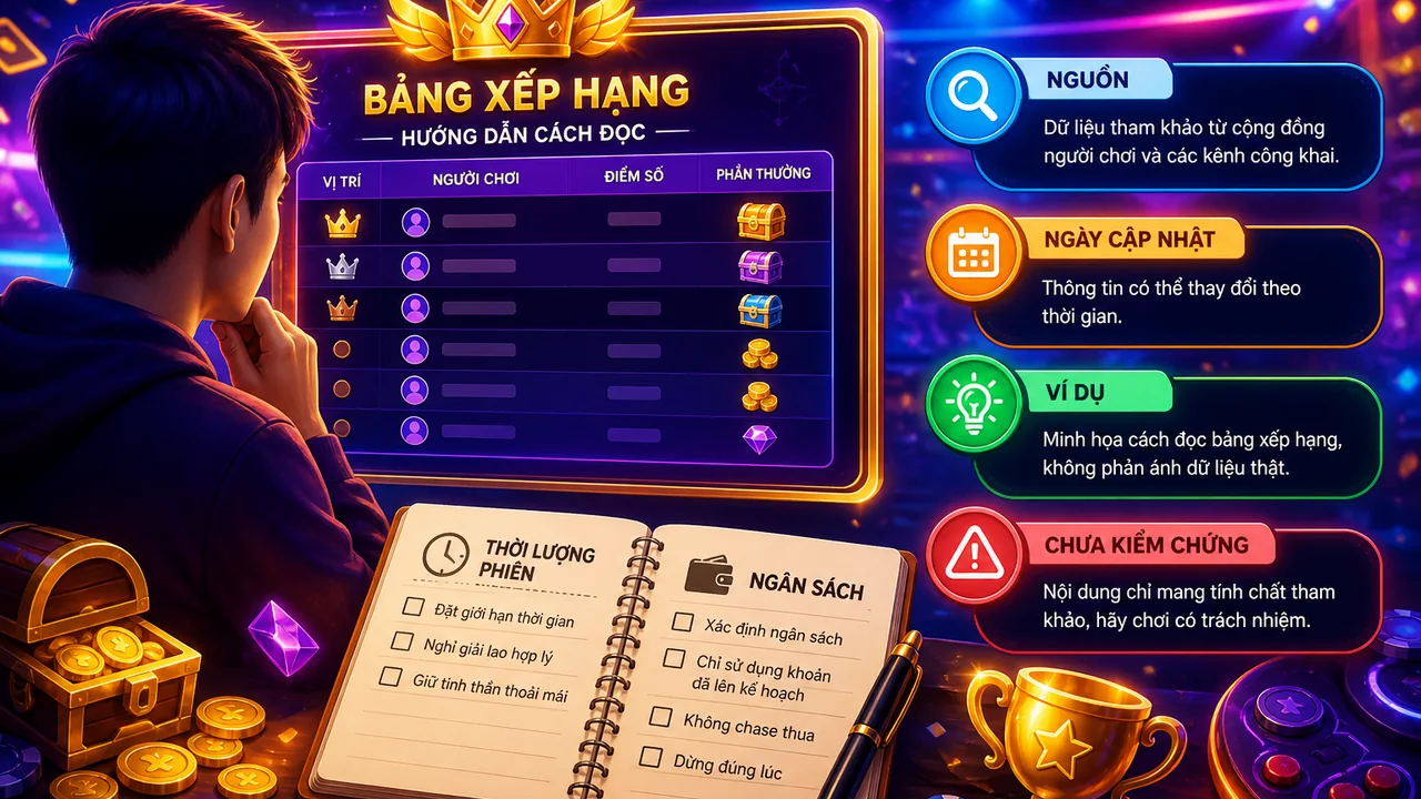 Chọn trò chơi phù hợp: bảng xếp hạng trò chơi 789f có nên tin tuyệt đối không?